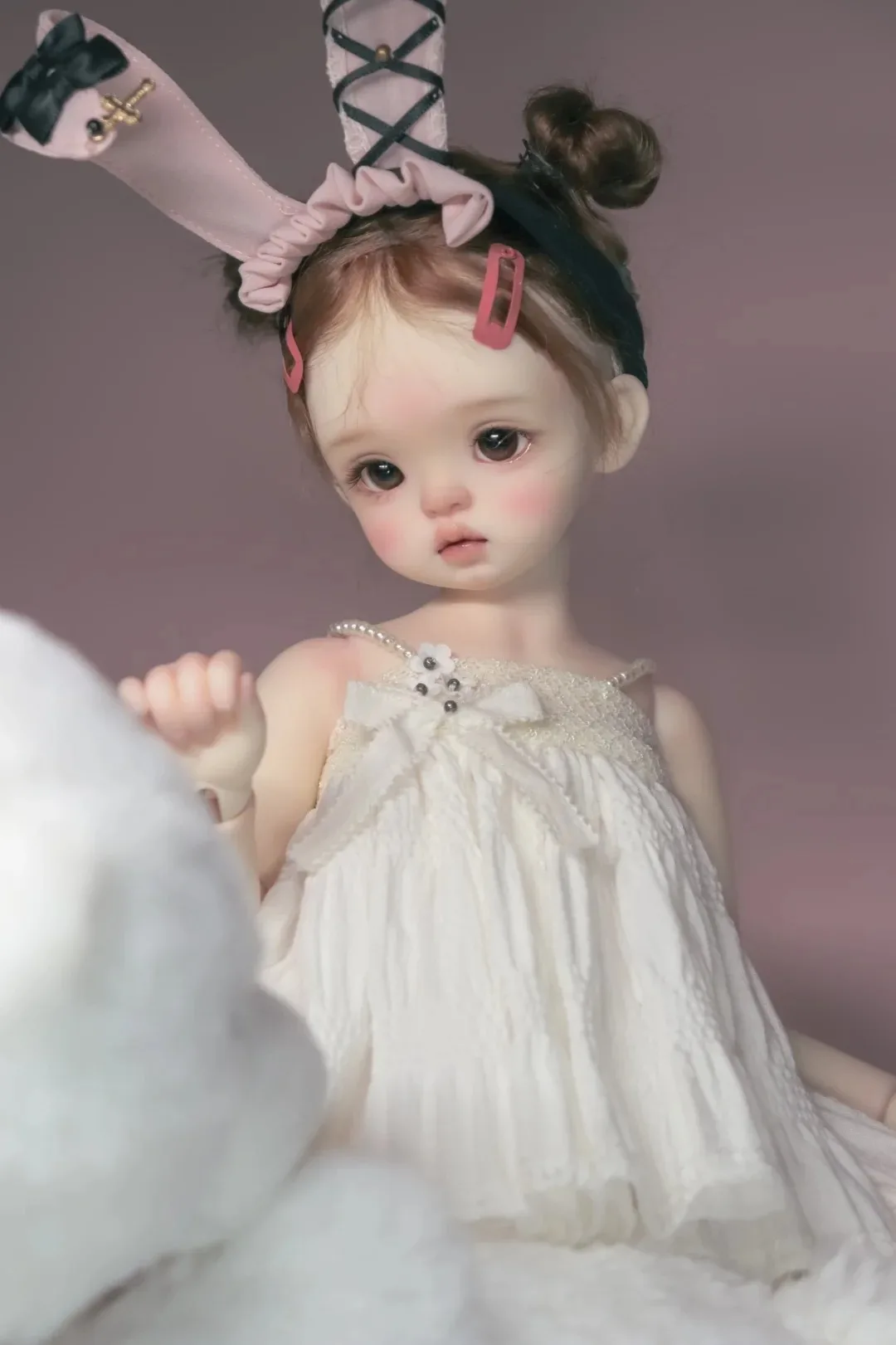 New 25cm Big Head Girl 1/6 Q-baby SD BJD doll Resin Toy Birthday Gift Makeup Free Shipping from Stock