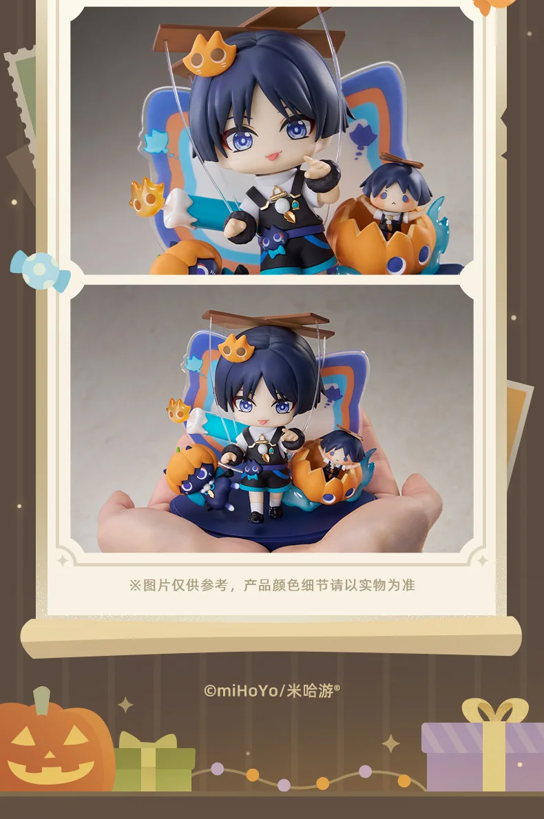 [Original] miHoYo Game Genshin Impact Q.Ver Wanderer 11CM Cosplay Desktop-Sammlerstücke Anime Cartoon Zubehör Sammelkarten – Detail 9