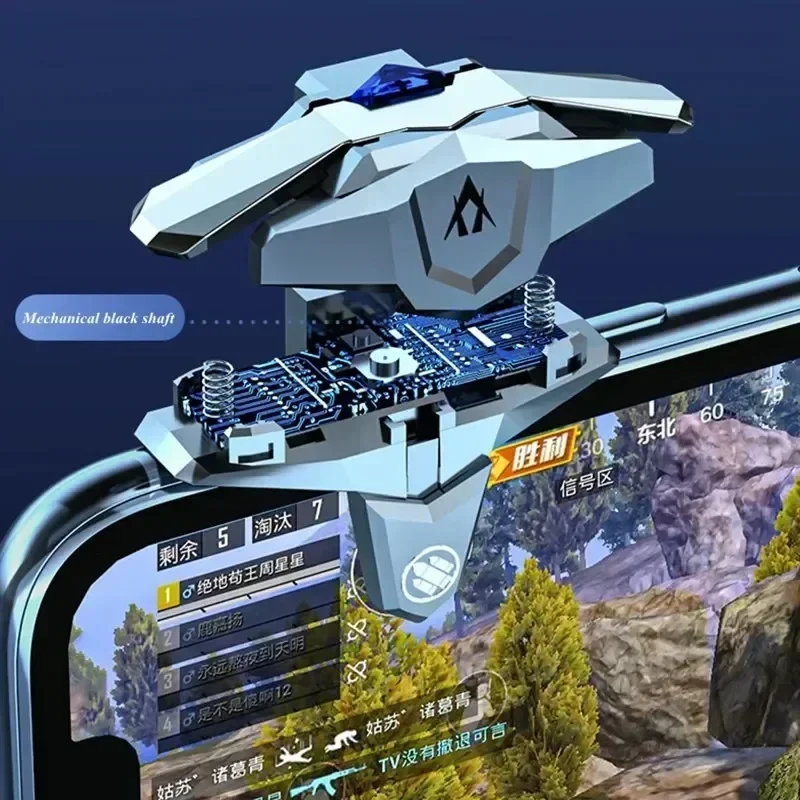 JS66 العالمي الهاتف المحمول أذرع التحكم في ألعاب الفيديو الهدف اطلاق النار L1 R1 الألعاب مفتاح زر ل IOS أندرويد غمبد نبض الزناد المادي #6