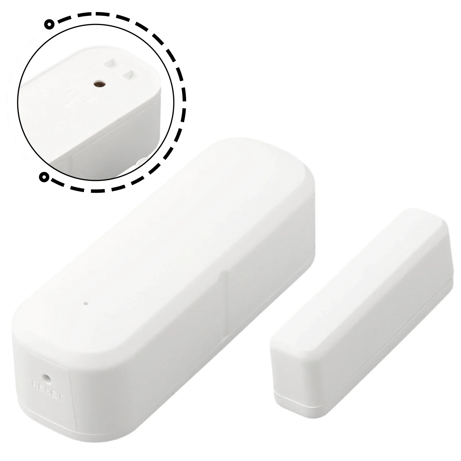 Tuya WiFiZigbee Sensor de puerta, alarma de ventana, Detector abierto/cerrado, protección de seguridad, vida útil para AlexaGoogle Home