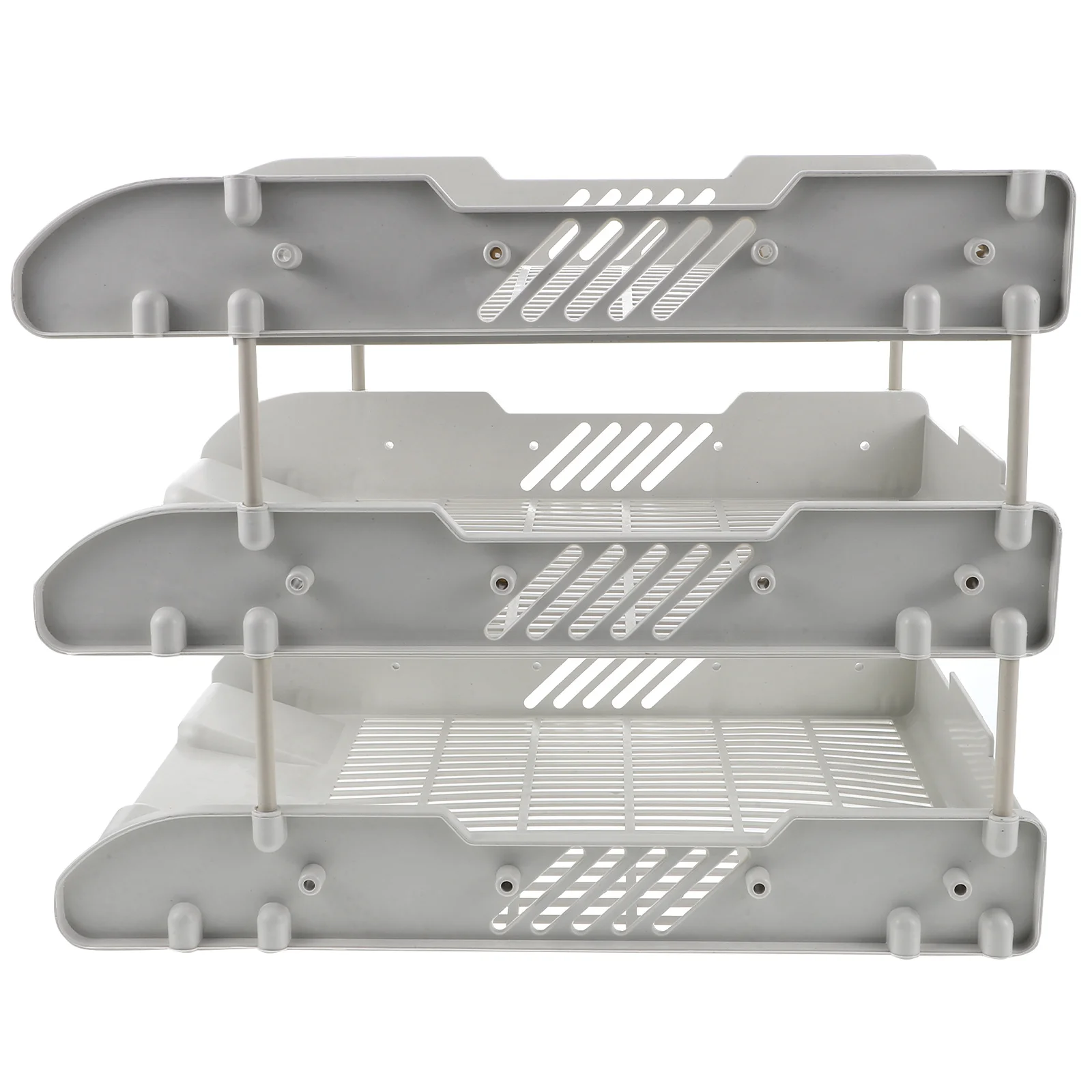 

Desktop File Organizer 3 Tier Office Desk Paper Tray Document Holder Paper Sorter Storage Rack File Holder Classroom Storage