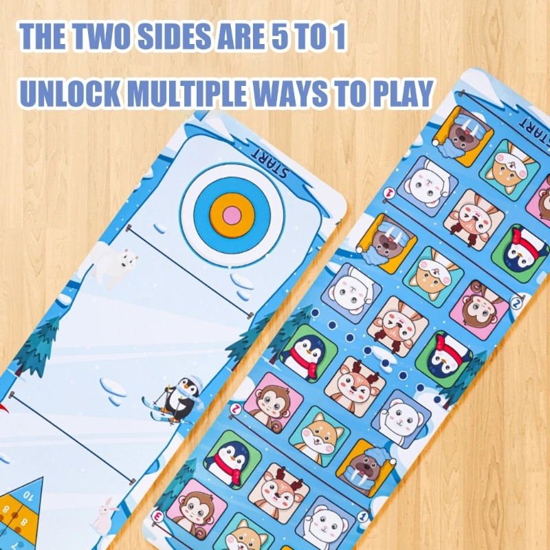 Tabletop Shuffleboard Curling Game Set For Kids Indoor Family Group Ice Hockey Toy For Parents Kids Party Engagement 15UB