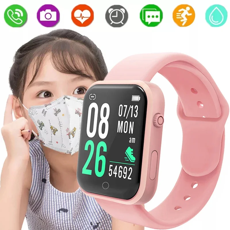 Multifunction Smart Watch For Men Women Kids Message Remind Step Calories Trace Smartwatch Alarm Clock Sports Bracelet Fitness