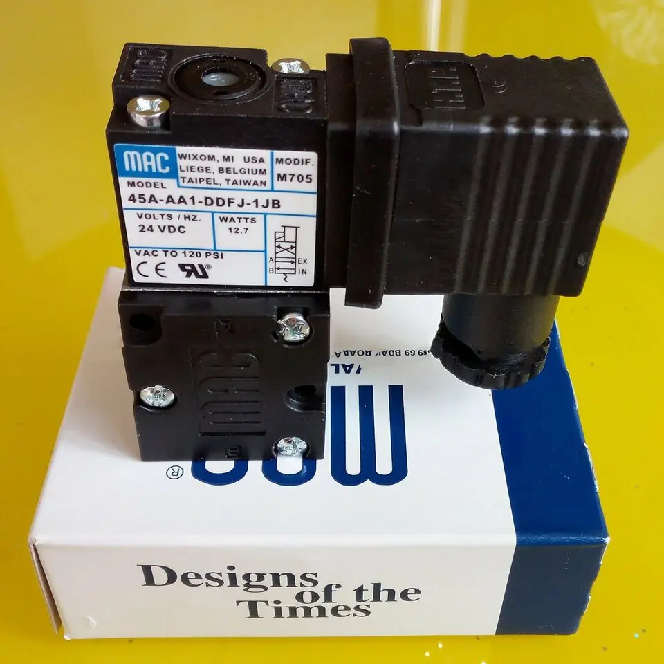 

New MAC 45A-AA1-DDFJ-1JB solenoid valve In Box #XP