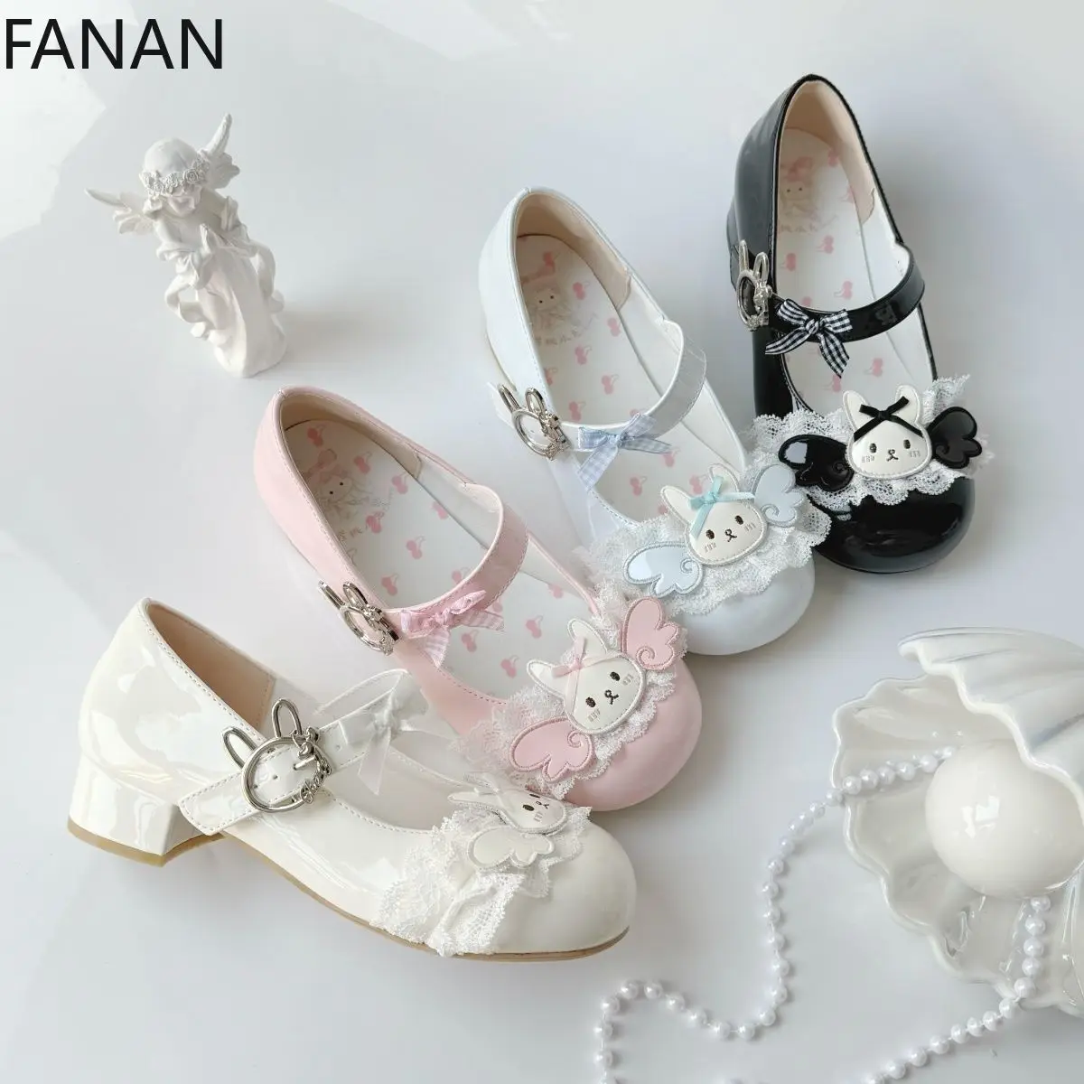 

Женские туфли Sweet Lolita на платформе, летние, на каблуке, с круглым носком, милые повседневные туфли-балетки, кожаные туфли Мэри Джейн, туфли-лодочки