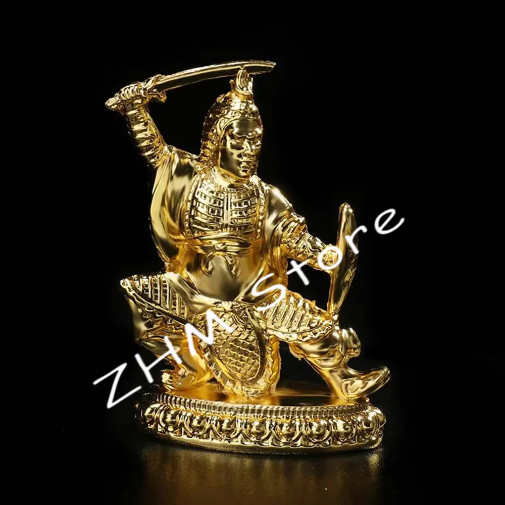 7pcs/set Gold Plating Tibetan Buddhist Supplies Seven Treasured Symbol Temple/Home/Office Putting Decorate Craft Statues