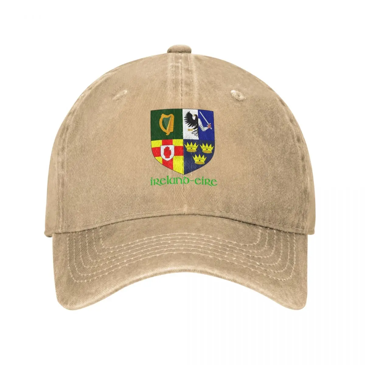 

4 Provinces Of Ireland Crest - Irish Baseball Caps Snapback Denim Hats Adjustable Casquette Streetwear Baseball Cowboy Hat