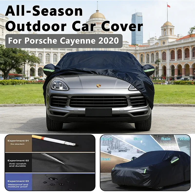 

All-Season Car Cover for Porsche Cayenne - Outdoor Full Protection, Waterproof Dustproof Heat-Resistant