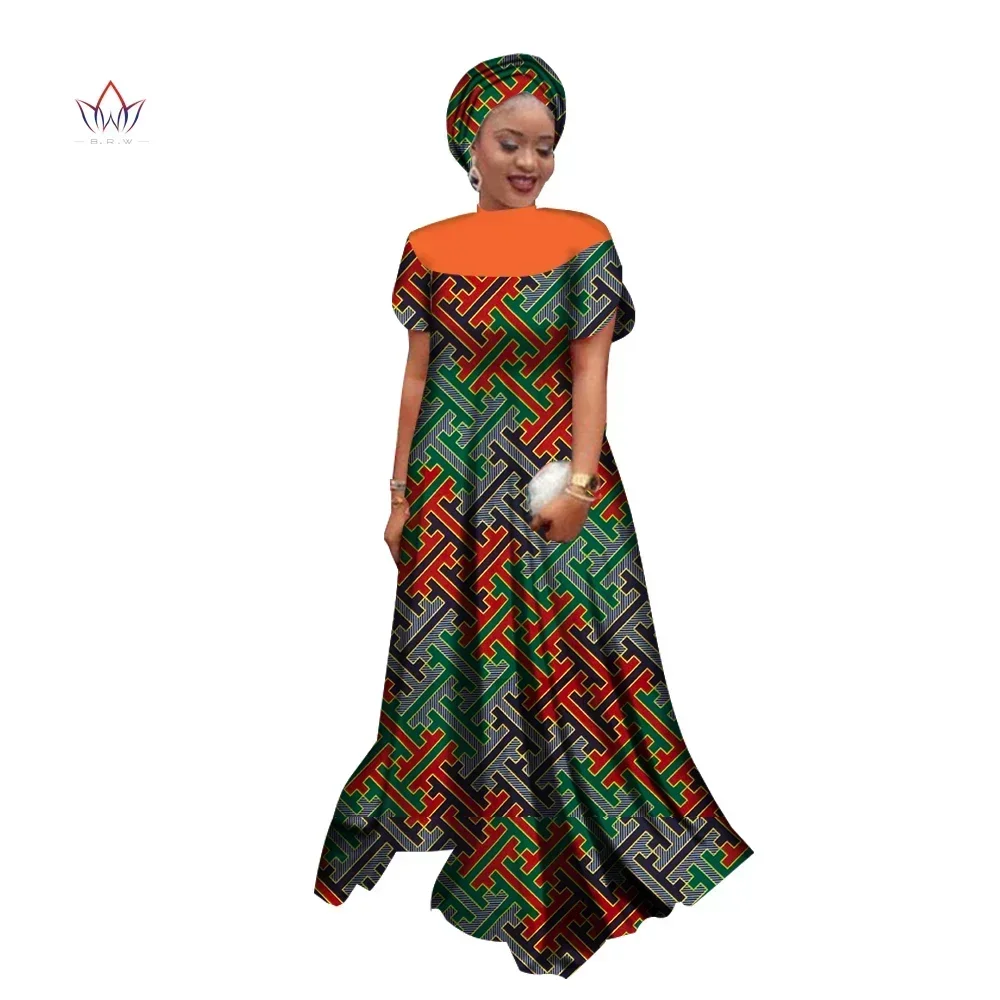 

Summer New Style 2023 African Dresses for Women Dashiki Elegant Party Dress Plus Size Traditional African Clothing BRW WY2563