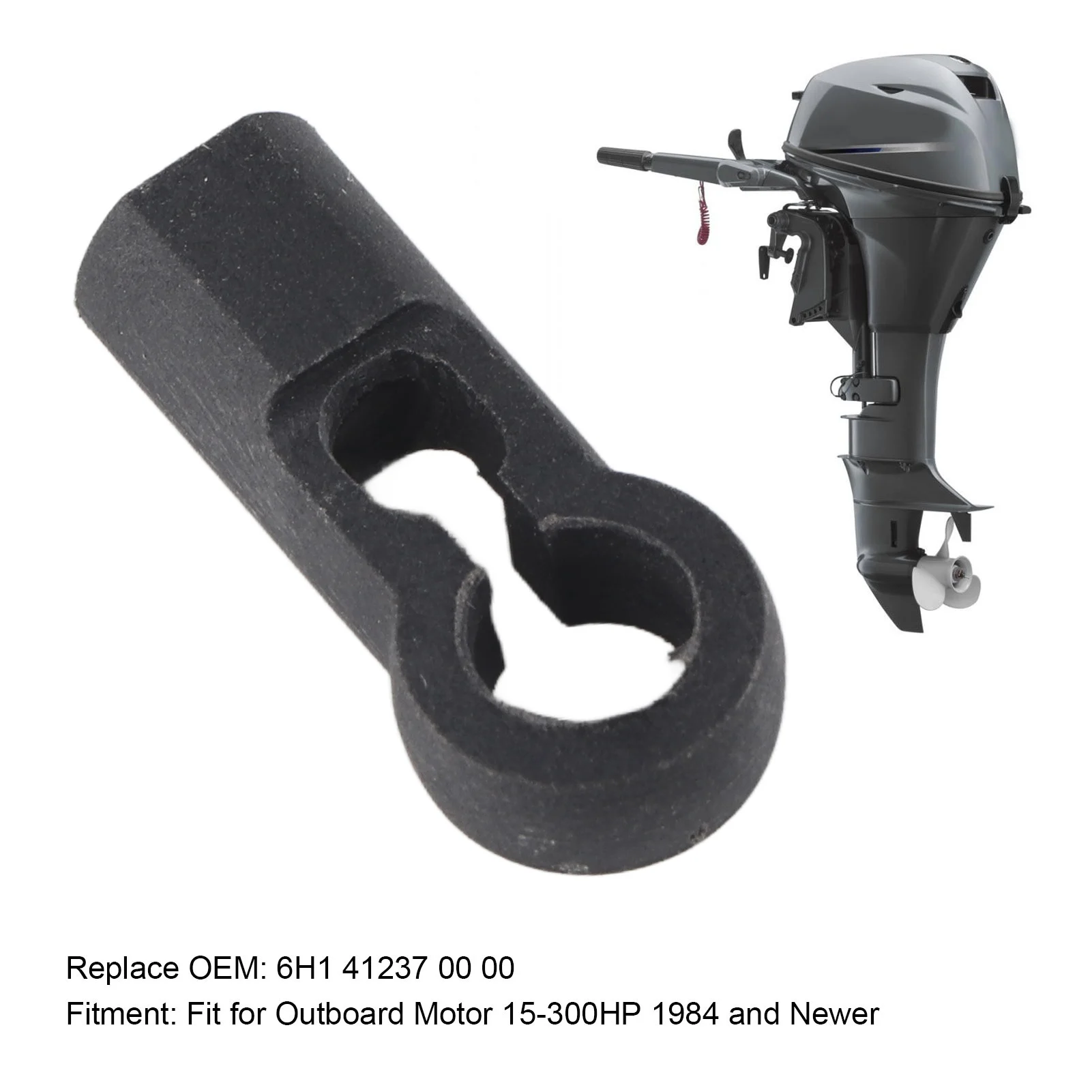 

Outboard Nylon Engine Joint Link 6H1 41237 00 00 Replacement for Yamaha Outboard Motor 15-300HP 1984 and Newer