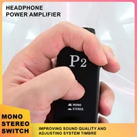 Mini amplificador de auriculares portátil P2 XLR a interfaz de Audio de 3,5 MM amplificador de auriculares utilizado en estudio de puesta en escena