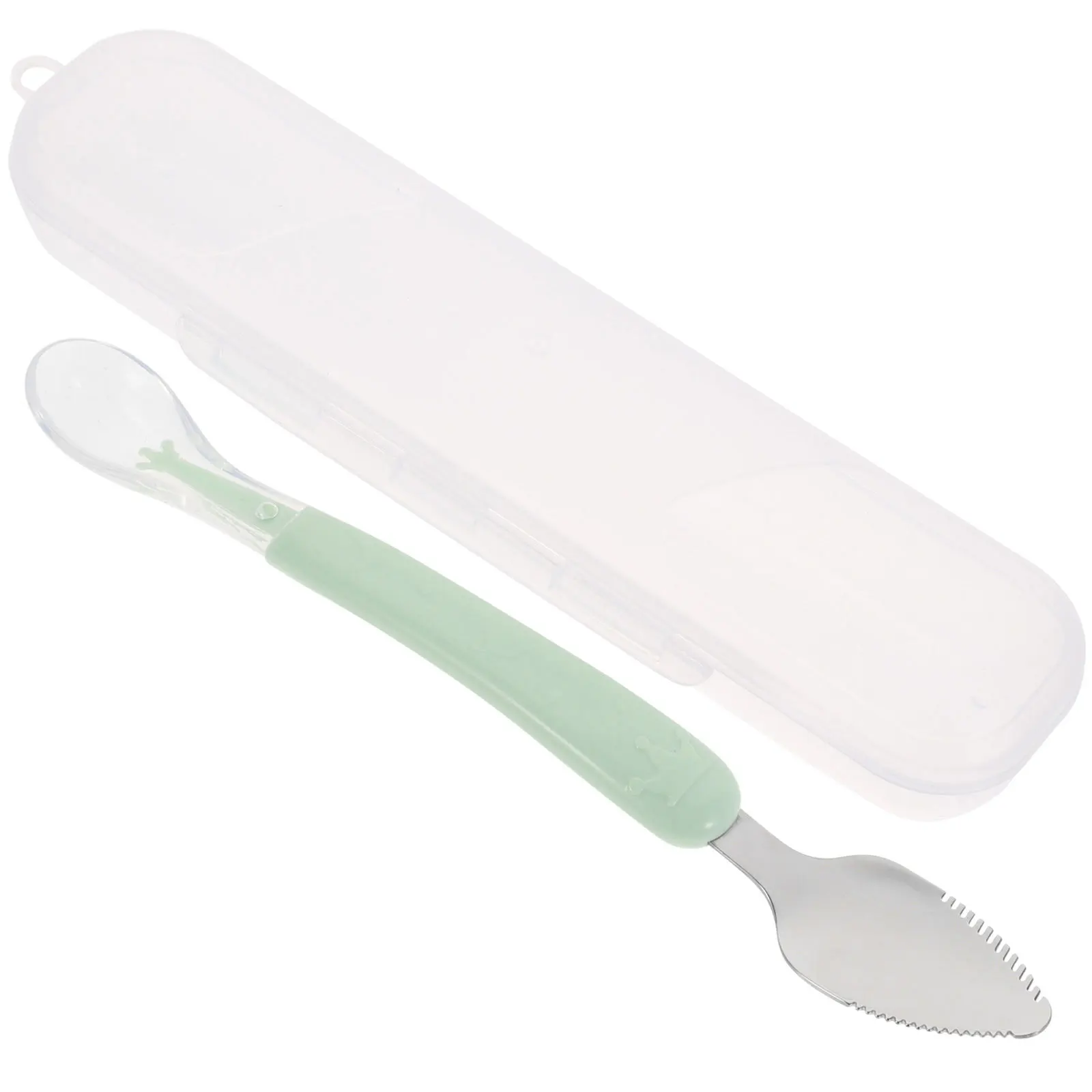 Baby Obst Schaber Silikon Schaben Löffel Für Babynahrung Bilaterale Runde Design Sichere Gesunde Textur Löffel Für Selbstgemachte Püree