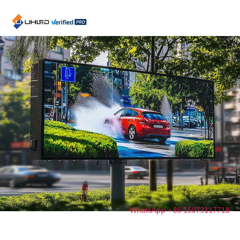 P6.67 شاشة LED مخصصة سطوع عالية 960x960mm شاشة LED للإعلان التجاري في الهواء الطلق شاشة عرض LED