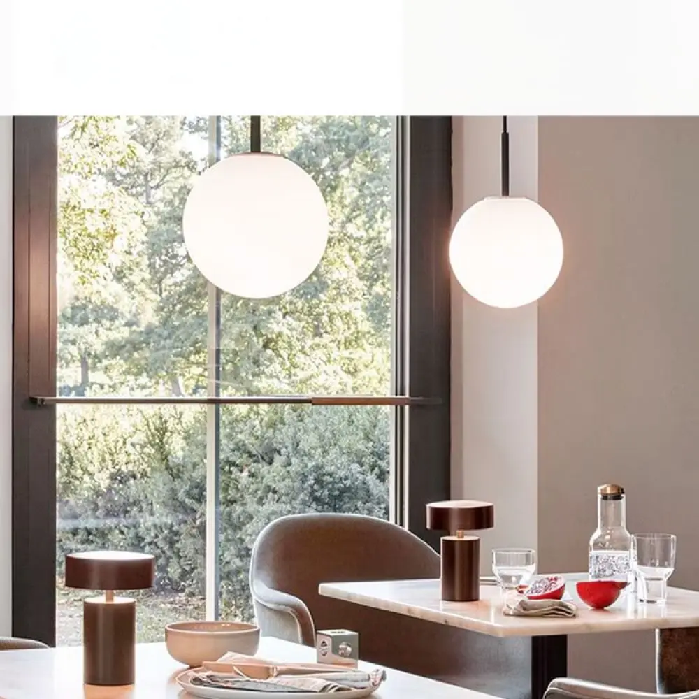 Rechargeable Mushroom Table Lamp Minimalist Aluminum Desk Light Modern Cordless Bedside Night Lamp Dimmable Interior Decor