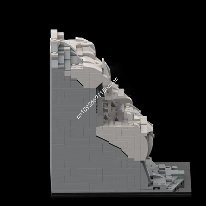 823 stücke MOC Caradhras Minen Moria Hobbit Und Modell Gebäude Spielzeug Blöcke Architektur Weihnachten Geschenke Montieren Idee Ziegel Kinder
