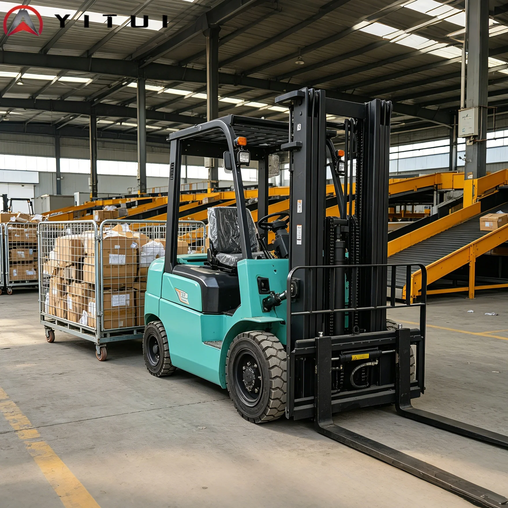 

Customized 3.5T Electric Forklift 4 Wheels Compact Mini Forklift Hydraulic Lifting Warehouse Indoor Handling CE Approved