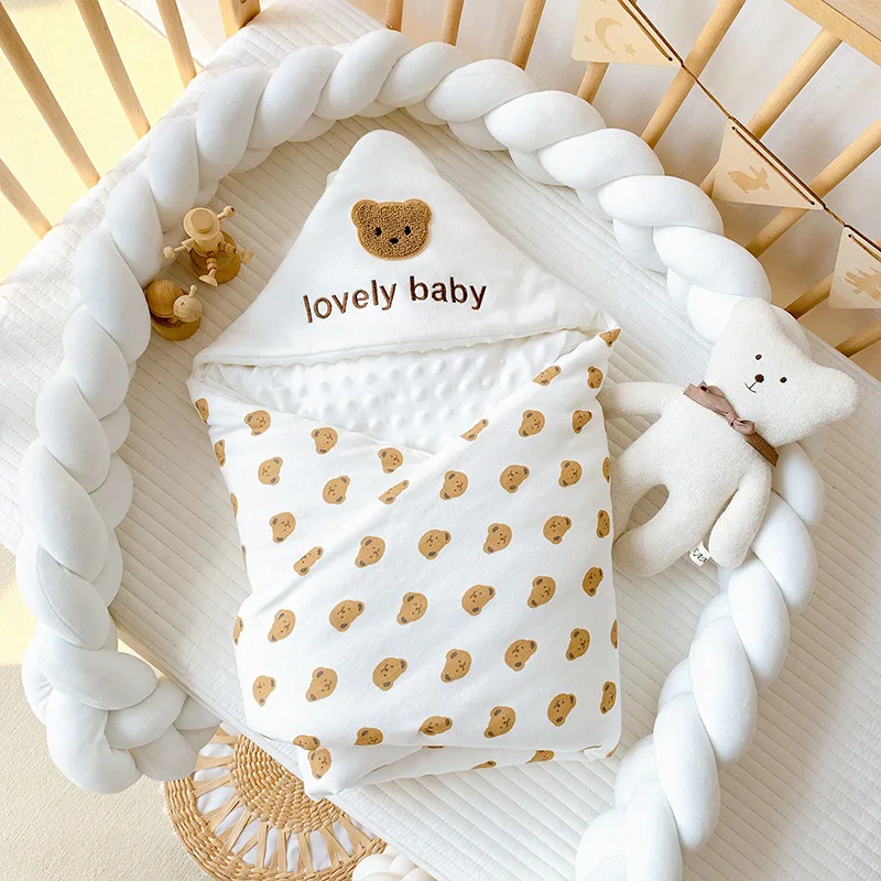 Soft Newborn Winter Warm Baby Wrap Blankets Baby Sleeping Bag Envelope For Newborn Sleepsack Cotton thicken Cocoon for baby