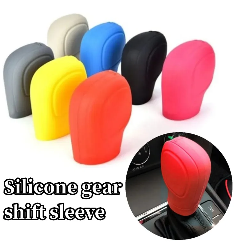 Car Silicone Automatic Gear Shift Knob Cover for Golf 6 Opel Astra j Corsa D K Vectra Bvectra B Insignia Mokka Grandland