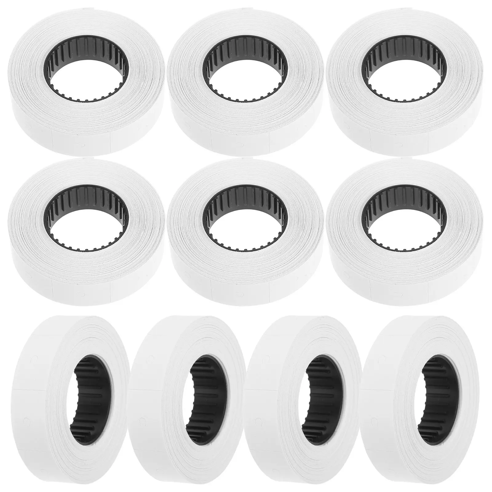 

10 рулонов этикеточной бумаги стандартной ширины для ценников -6600, идеально подходит для маркировки цен на полках в супермаркетах и розничной торговле