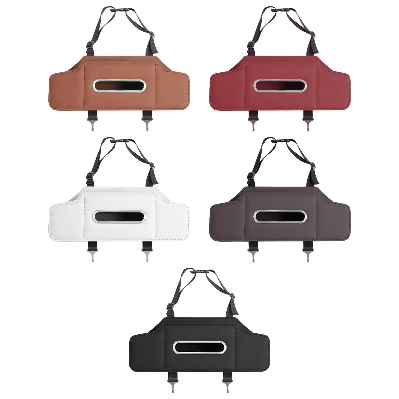 

Car Seat Back Organizer with Tissue Box Tissue Case Car Backseat Organizer