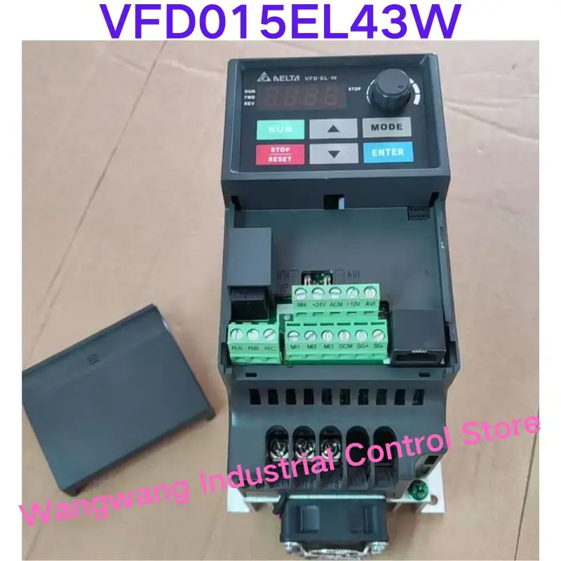 Second-hand test OK VFD015EL43W frequency converter, 1.5KW three-phase 380V