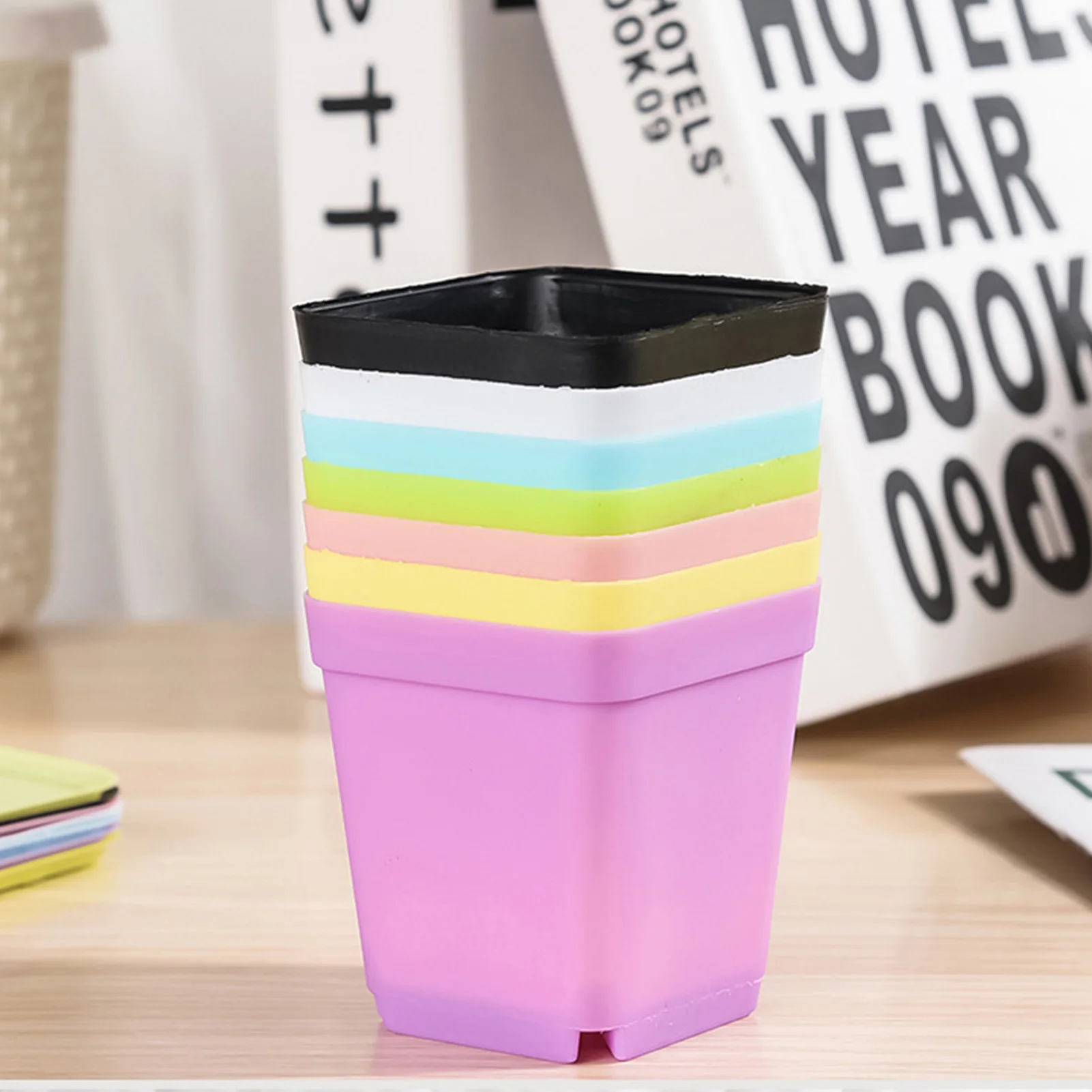 Flower Container Flower Pot Garden Decorative Seedling Flower Container  Pot for Courtyard Balcony Garden Flower Pot