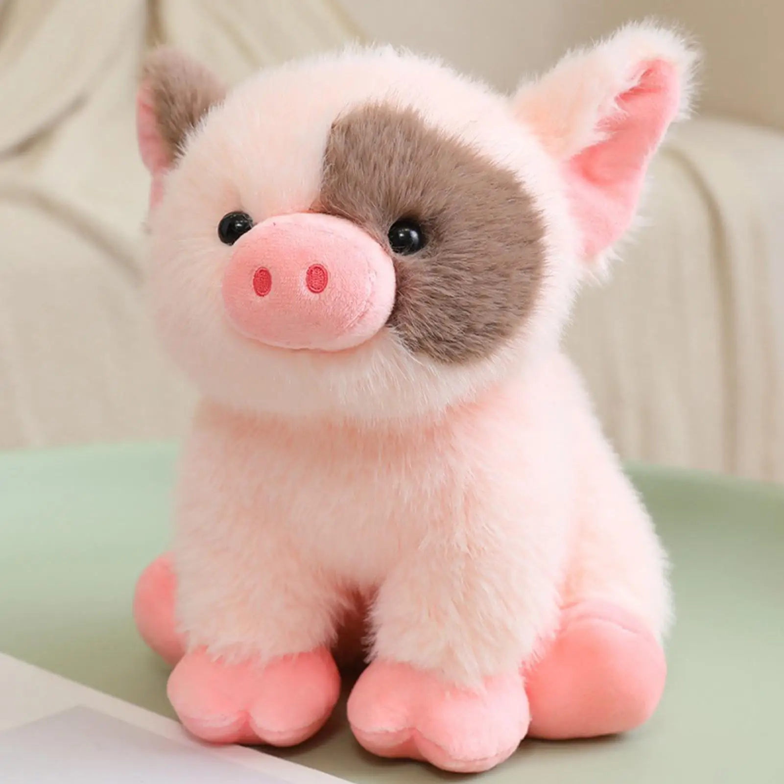 

Stuffed Animals 8 Inch Cute Swine Toy Cuddly Animal Throw Pillow Plush Cartoon Toys for Boys Girls Birthday Gifts
