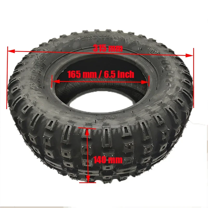 For Electric Scooter Tire Tubeless 14 Inch 14X5.0-6.5 130/70-6.5 Off-road Tyre Good Quality Replacement Parts