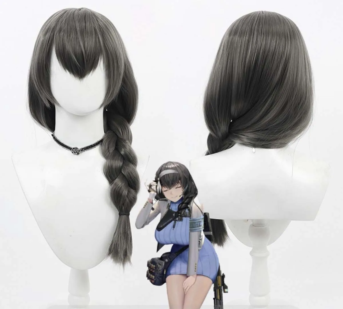 อุปกรณ์ประกอบฉากเครื่องแต่งกายฮาโลวีน เกมสวมบทบาท วิกผมคอสเพลย์แมรี่