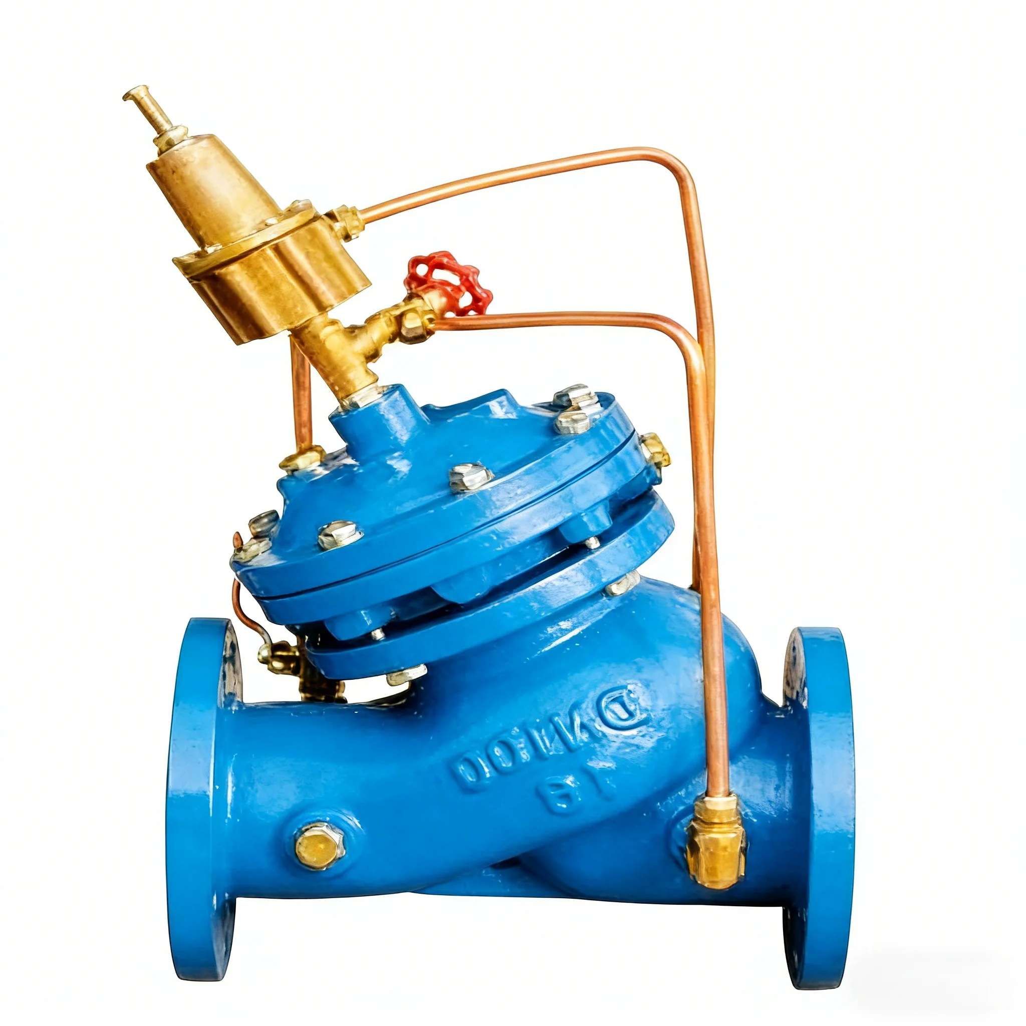 Slow Close Check Valve, Flanged Ductile Iron Pilot Operated Water Pump Water Hammer Control Valve, DN50-DN300 PN16