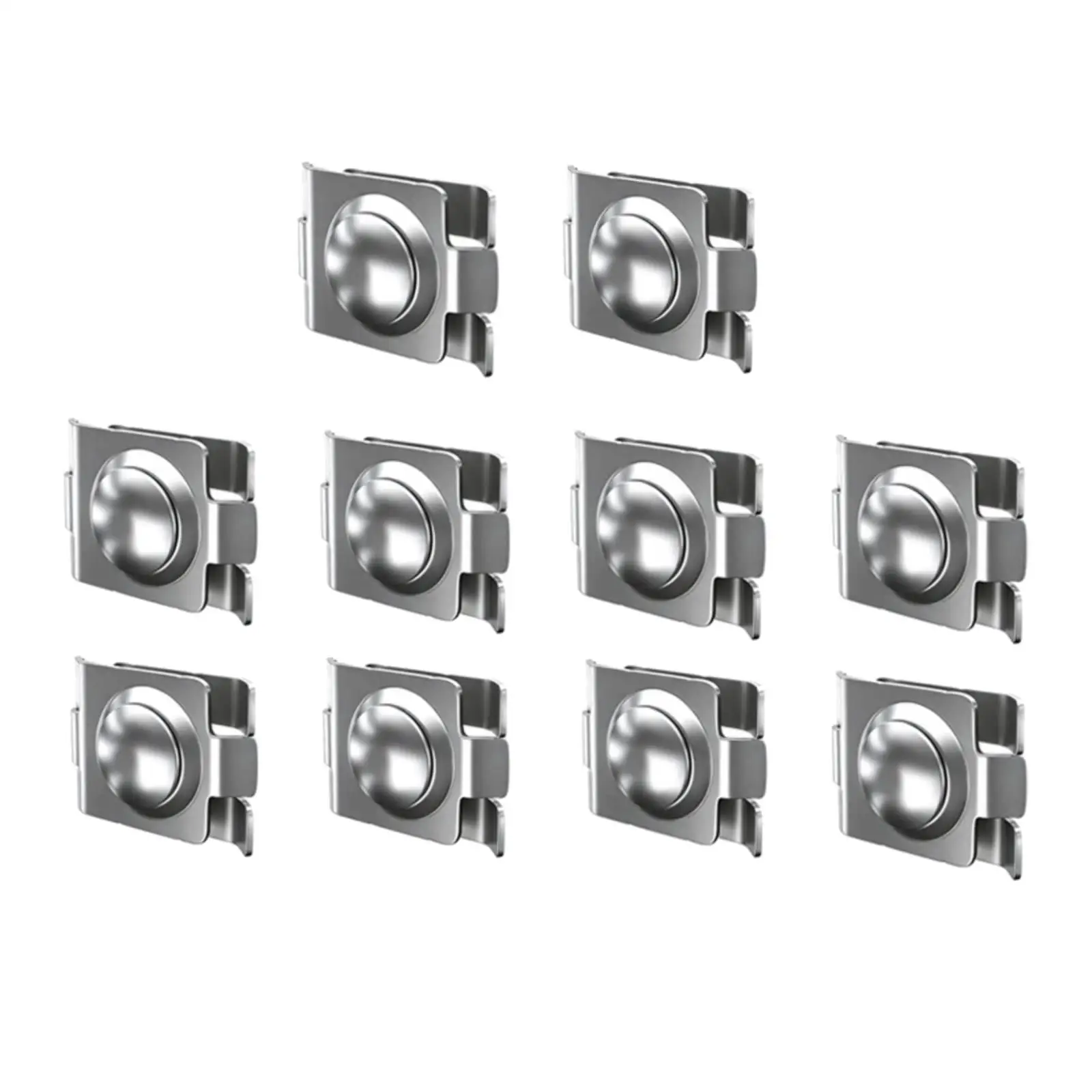 10x Fence Connector Agricultural Fencing Mounting Clips Stainless Steel