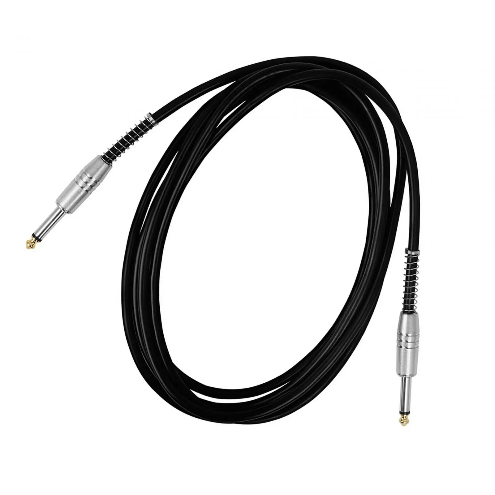 1/4 inch TRS Guitar Cable HiFi Sound Male to Male Premium Plug and Play 6.35 mm Balanced Line for Equalizer Amp Electric Guitar