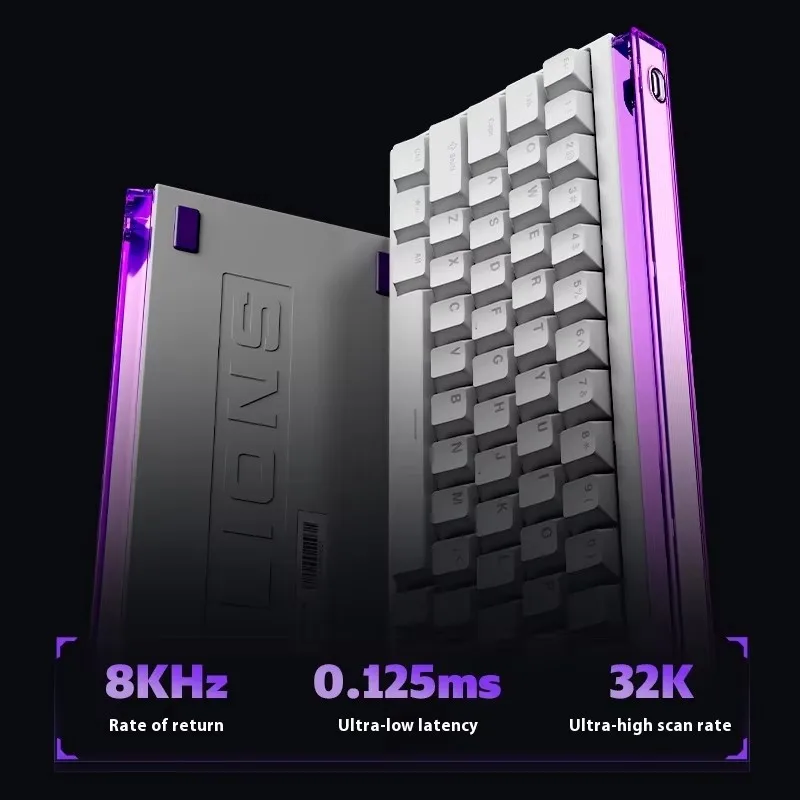 Клавиатура Madlions NANO 68/68 PRO с магнитной осью TTC Axis Type-C RGB 8000 Гц Регулируемая 0 Dead Zone RT 0,01 Игровая клавиатура для киберспорта