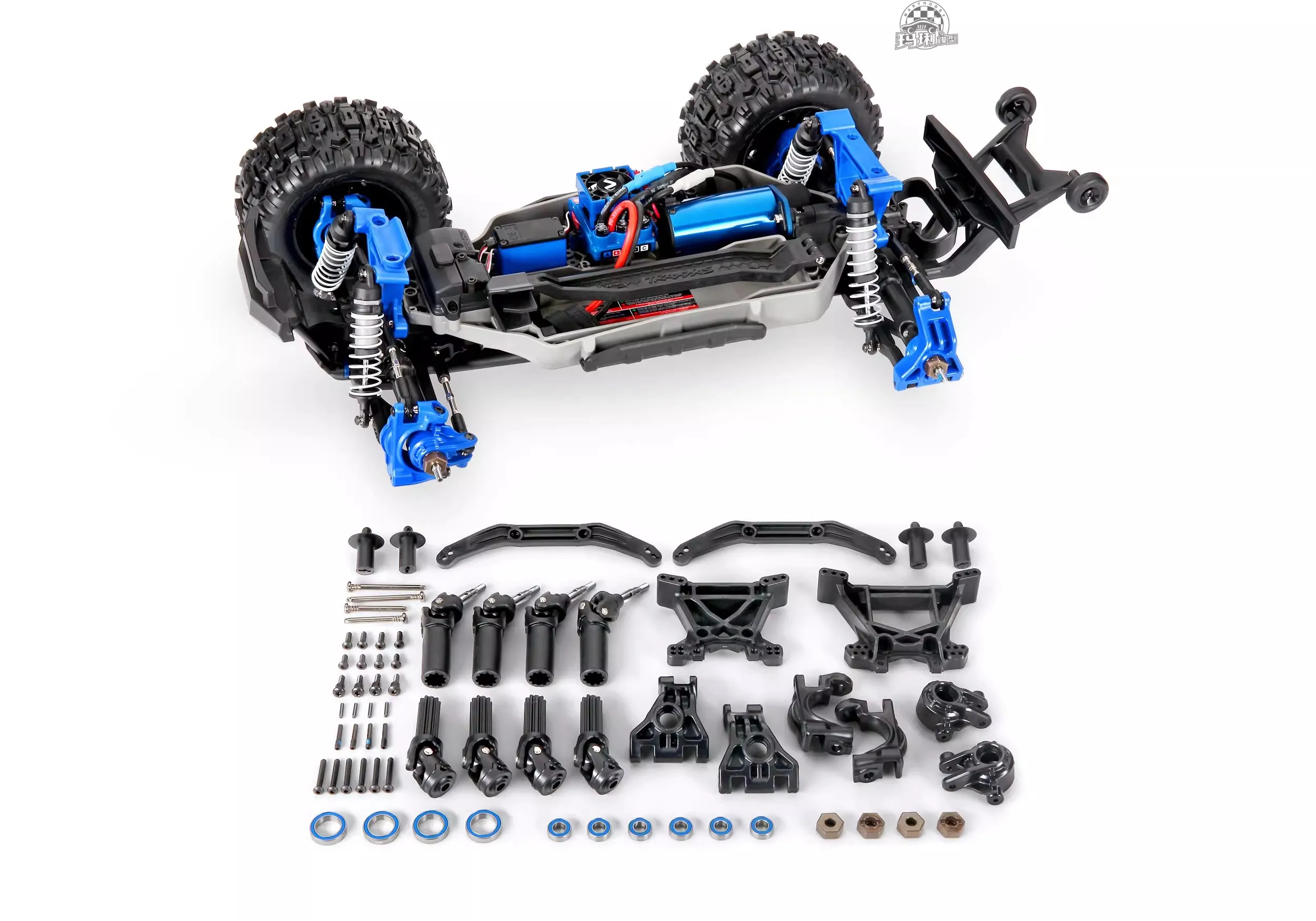 Heavy Reinforcement Upgrade Kit for TRAXXAS Slash Rustler Hoss 4X4 #9080 9043