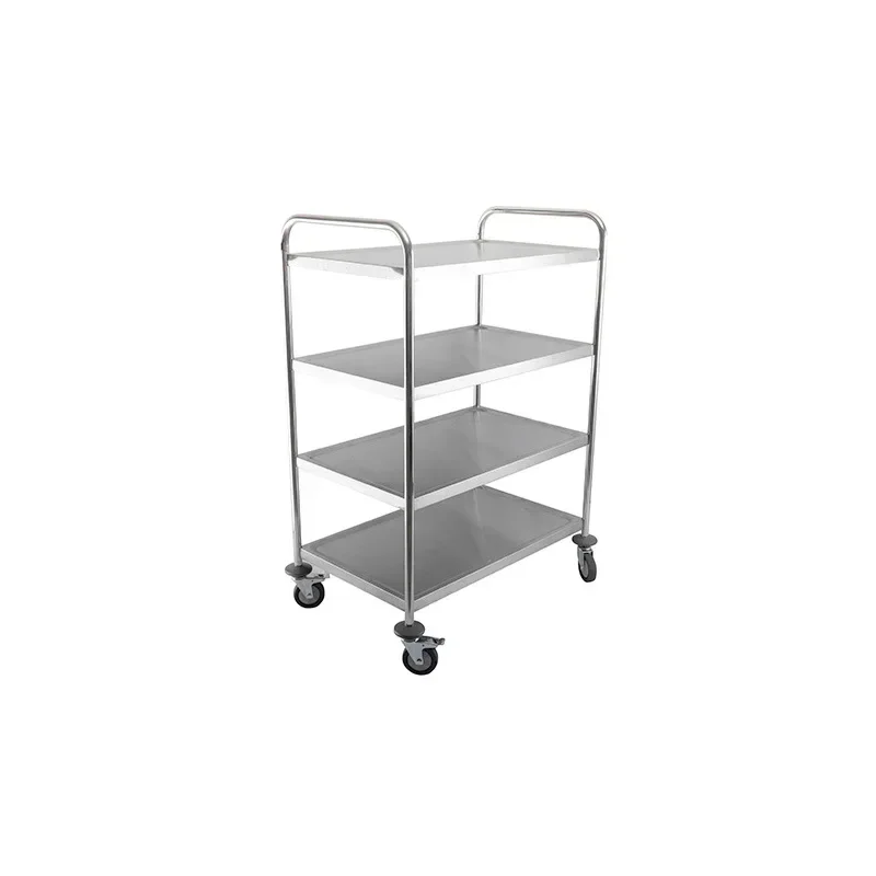 

Stainless Steel 3-Layer Dining Car Manufacturers Supply Detachable Hotel Kitchen Restaurant Trolley Large Dining Car Wholesale