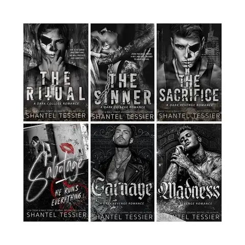 1 book The Ritual,Sinner,Sacrifice, Sabotage,Carnage,Madness A Novel Paperback English book