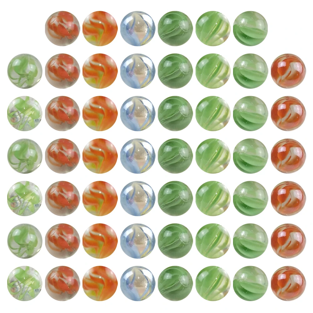 100Pcs Glass Marbles Decorative Marbles for Fish Tank Colorful Aquarium Decoration Balls Exquisite Hydroponic Plant Decors