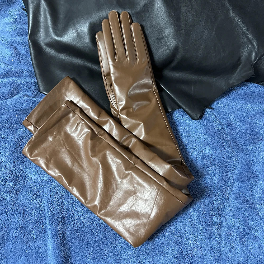 guantes-de-cuero-sin-forro-para-mujer-guantes-largos-de-cuero-para-hombre-guantes-de-piel-de-vaca-fetal-guantes-largos-marrones-cuero-delicado-y-suave