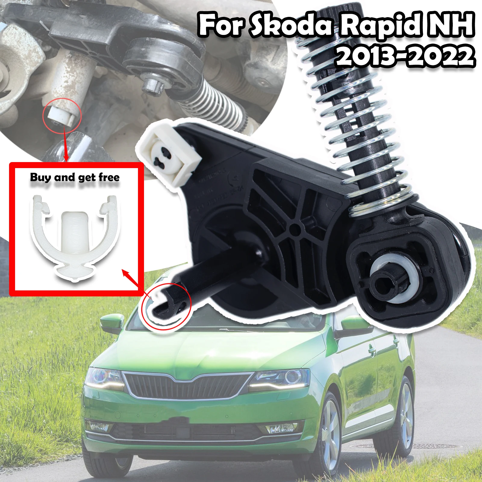 

For Skoda Rapid NH Relay Lever Bowden Cable Catch Gearstick Shift Linkage End Repair Kit MT Selector Shifting Issue Fix 13-2022