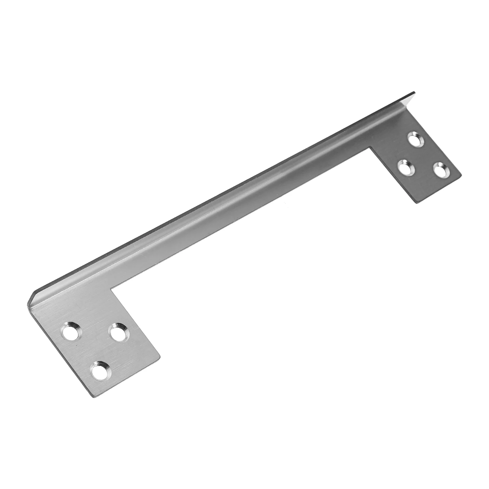 

Garage Stainless Steel Door Latch Lock Outswing Guard Board Front Silver Security Protector