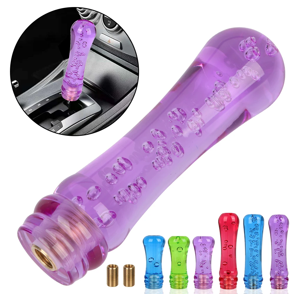 

Gear Shift Knob Gear Shifter Head Crystal Manual Transmission Acrylic Car Manual Shift Knob Universal Shift Knob Stick