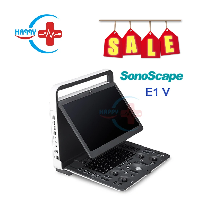 New Black & White Portable Veterinary Ultrasound Machine /Sonoscape E1v /Portable Ultrasound