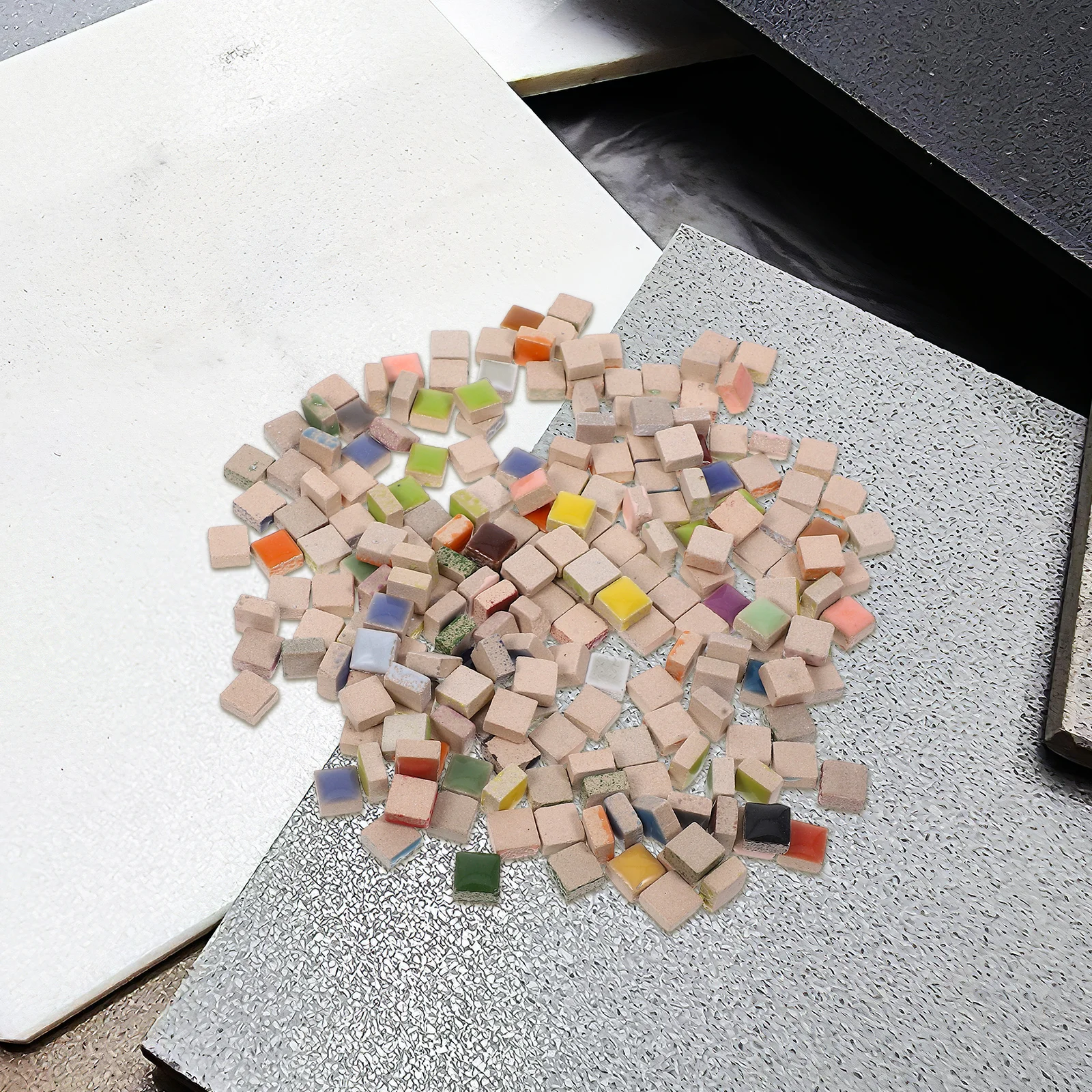 

200G Ceramic Square Shapes For Diy Projects Home Decoration Art Pieces Classroom Supplies Tile Accessories Mini Craft Mosaic