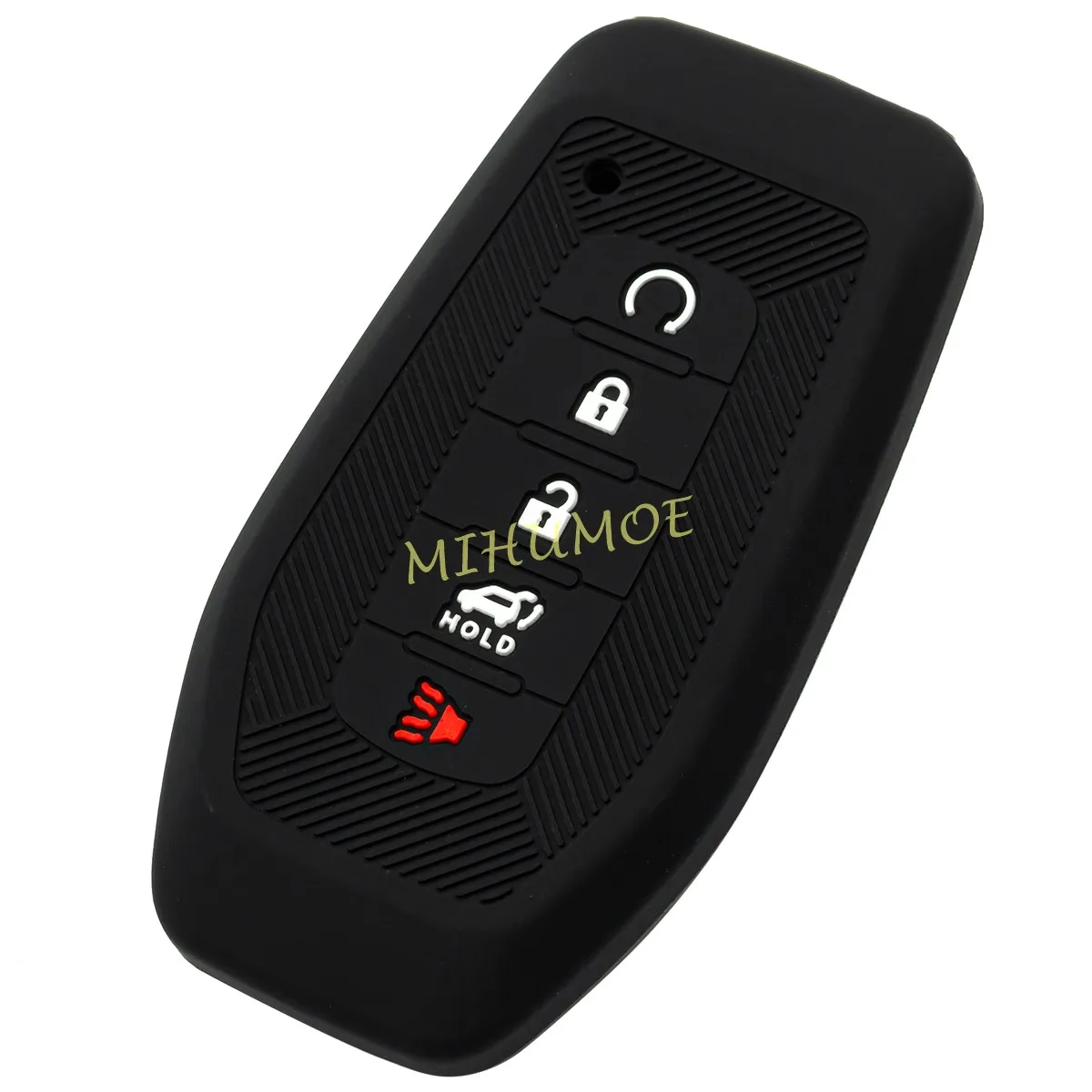 Silica Gel Car Remote Key Fob Case Cover Shell For Infiniti QX60 QX80 2025 2026 Accessories 5 Buttons
