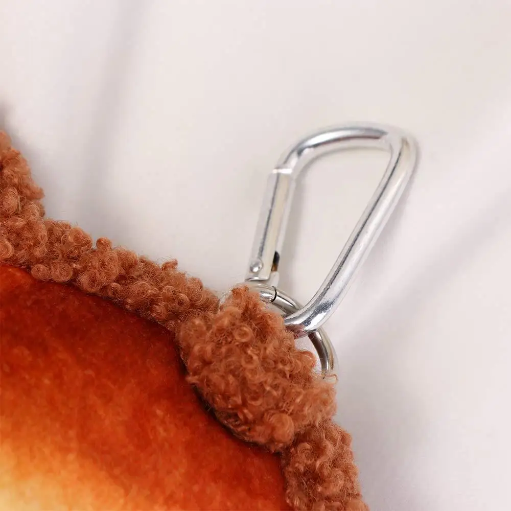 Leuke portemonnee kaart tas cartoon tas hanger cosmetische tas brood sleutelhanger tas flush portemonnee meisje schoudertas toast portemonnee