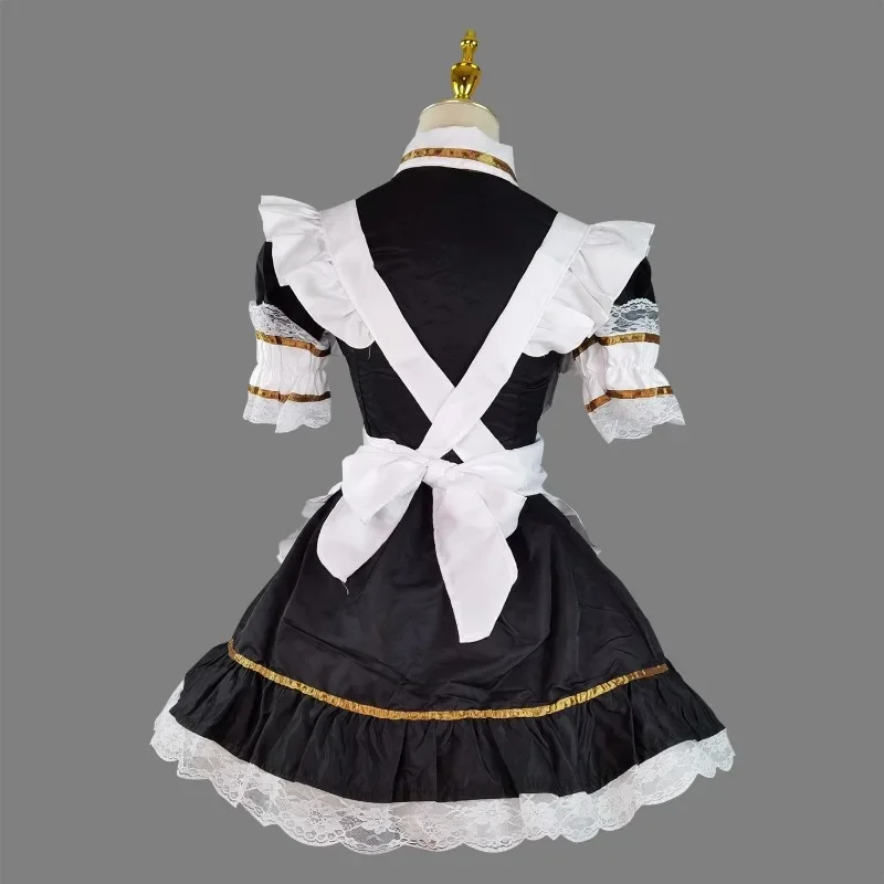 Cosplay Lolita Maid Costumes pour filles, jolie robe de femme de chambre, costume, spectacle cancers, tenue japonaise, vêtements pour femmes, plus