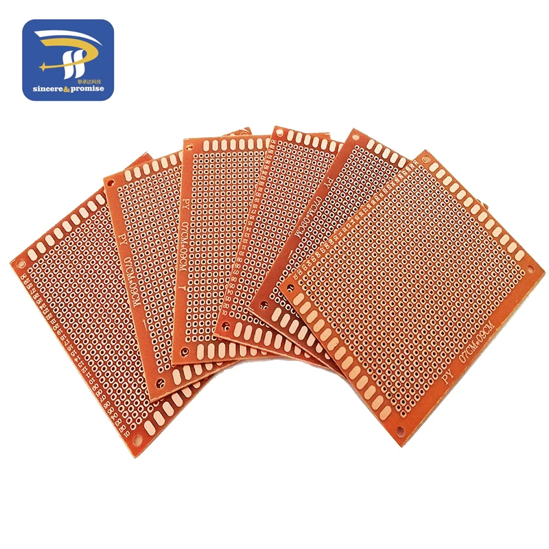 5PCS 7x9cm 7*9cm Single Side Prototype 2.54mm PCB Breadboard Universal DIY Experimental Bakelite Copper Plate Circuirt Board