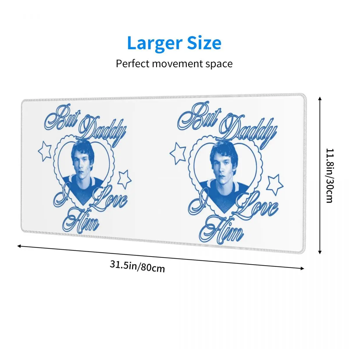 Large Mouse Pad Ilya But Daddy I Love Heated Rivalry Gamer PC Laptop Mats Keyboard Carpet Computer Gaming Desk Mat