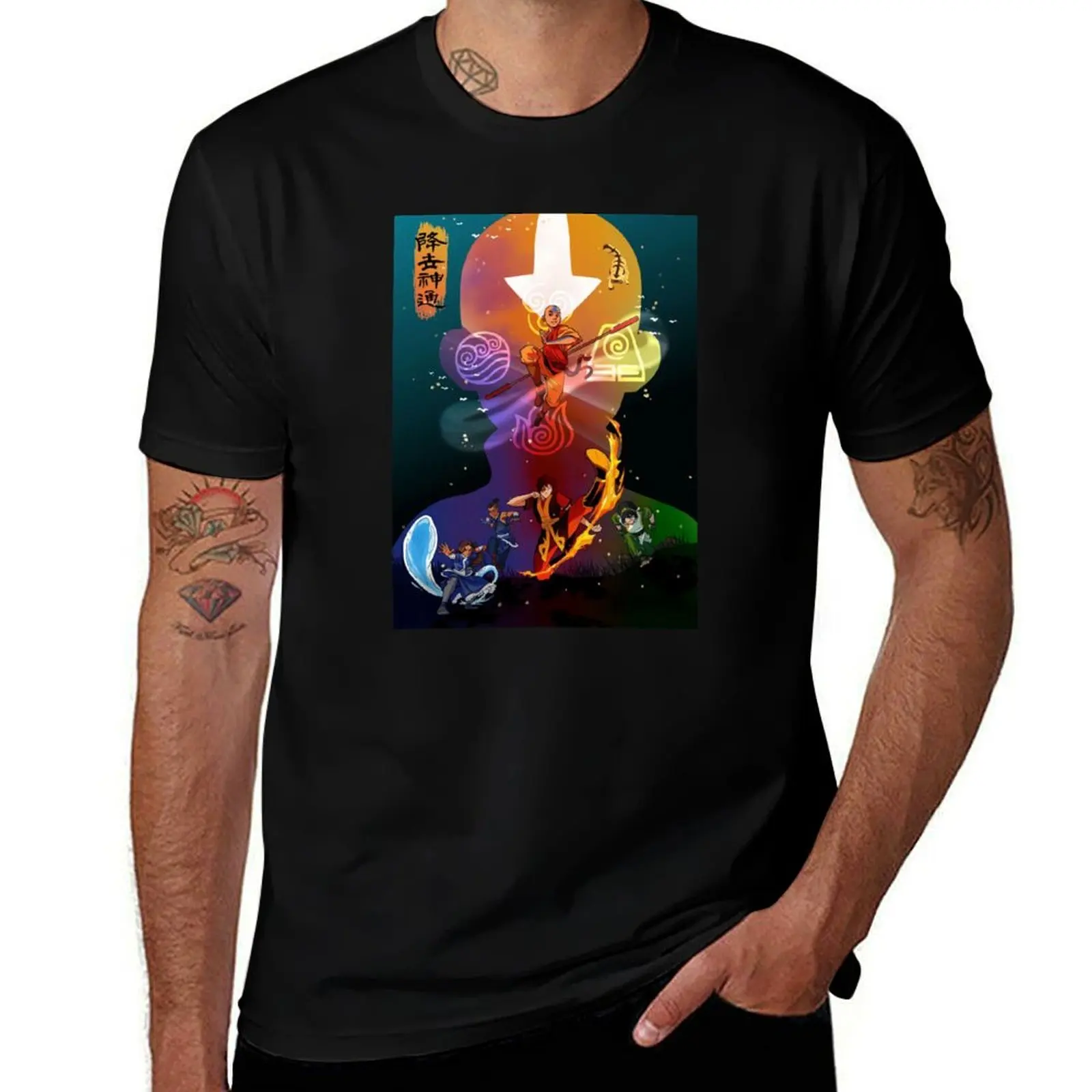 

Full Team Aang T-Shirt Trendy Print Short Sleeve T-Shirt