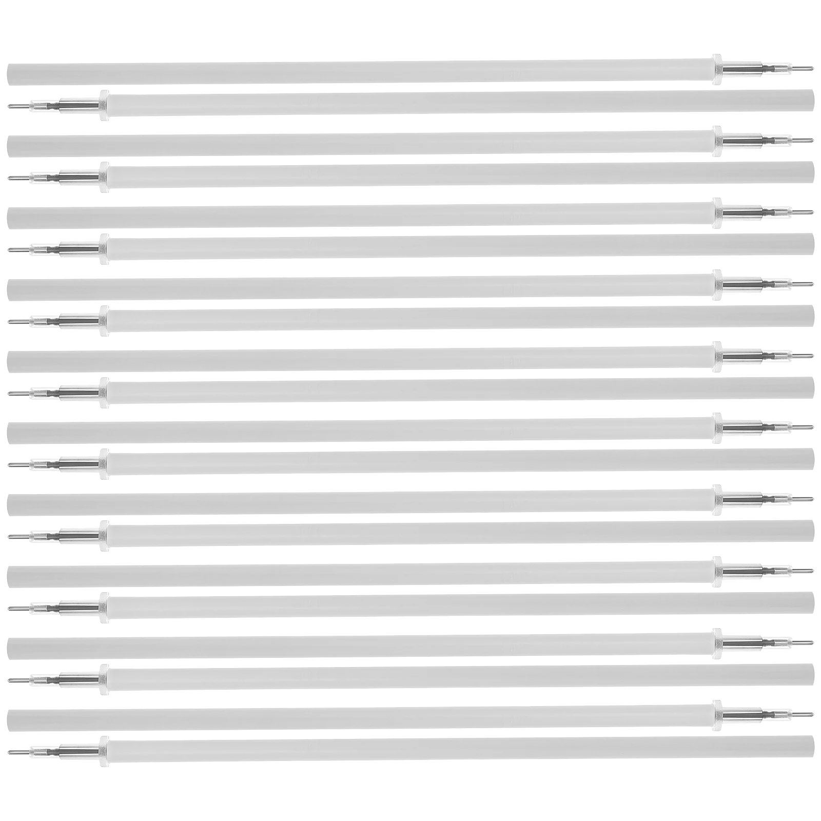 

100Pcs Ink Pen Refills 0.5mm Gel Ink Smooth Writing Replacement Refills for Stationery Supplies Stationery Writing Supplies